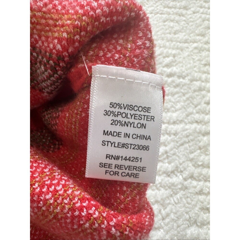 Sincerely Jules Women's Strawberry & Cherry Print Cardigan Sweater Sz XL - Picture 5 of 6